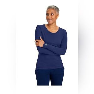 healing hands Under Scrubs for Women Long Sleeve Knits Women’s Medical Scrub Tee